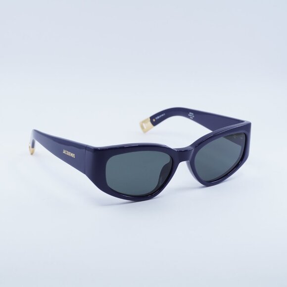 Jacquemus GALA JAC/5 C4 Sunglasses Navy Blue Cat Eye Frame, Grey Lenses main image 11